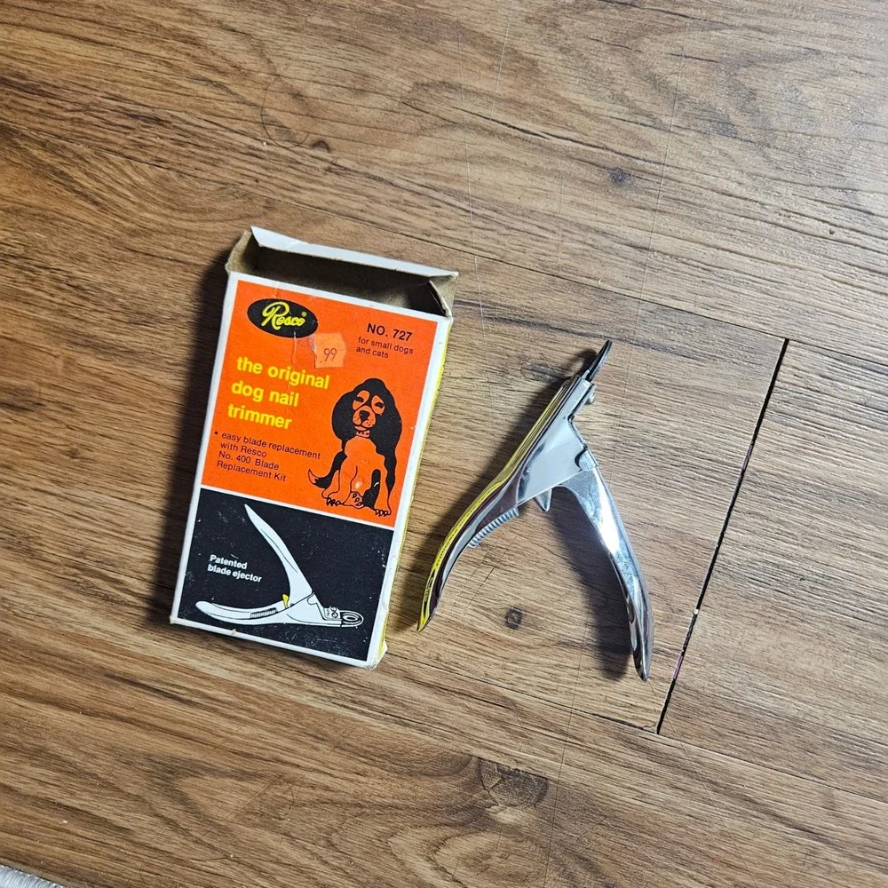 Vintage Resco No 727 Original Dog Nail Trimmer Clipper For Small Dogs and Cats